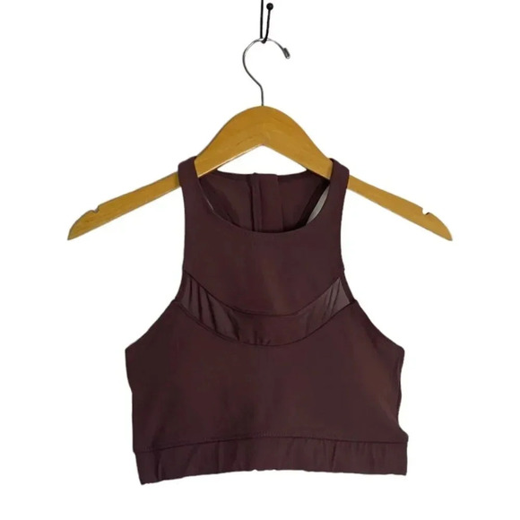 Fabcrate Maroon Sport Bra NWOT Size Large - Picture 1 of 4